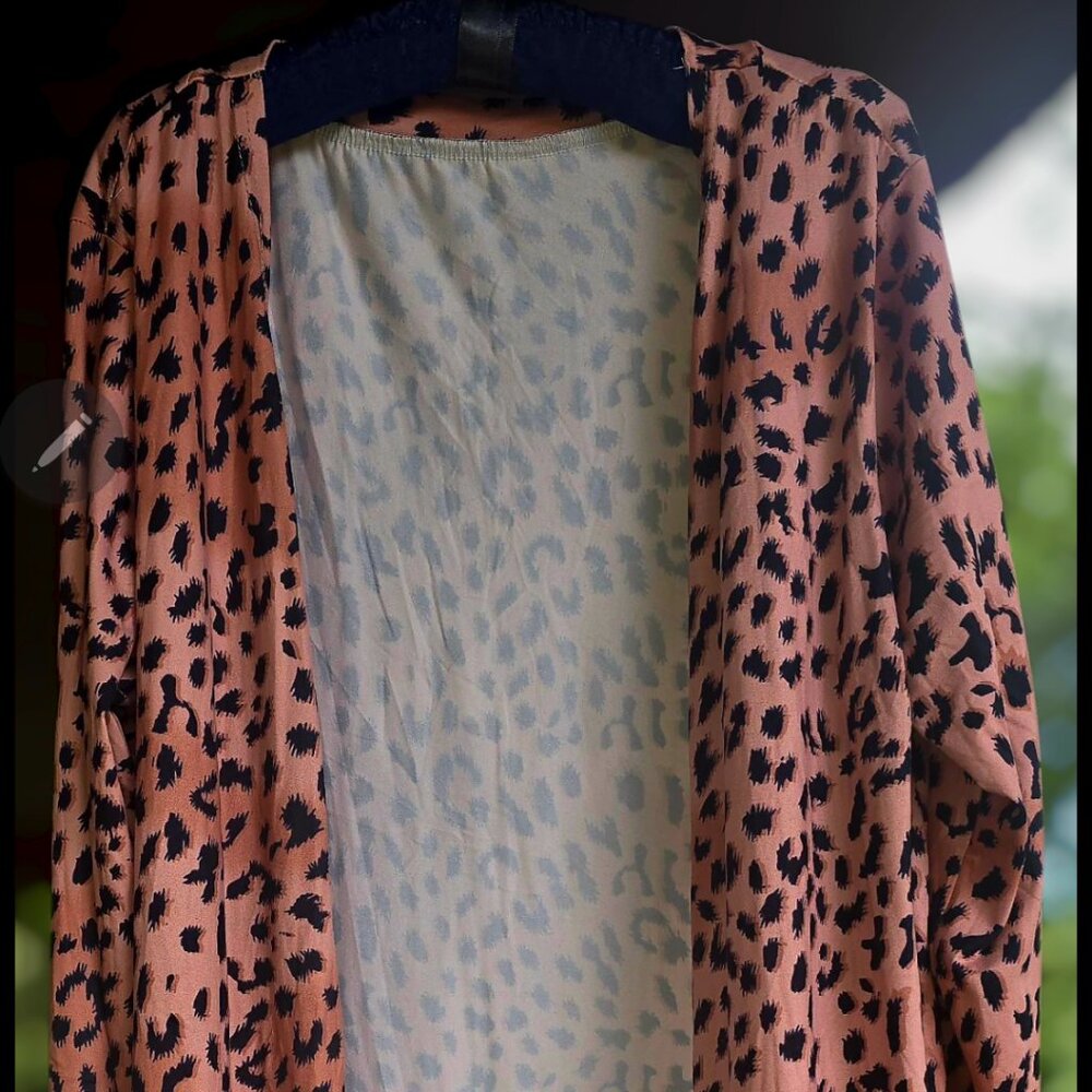 Leopard Print Cardigan